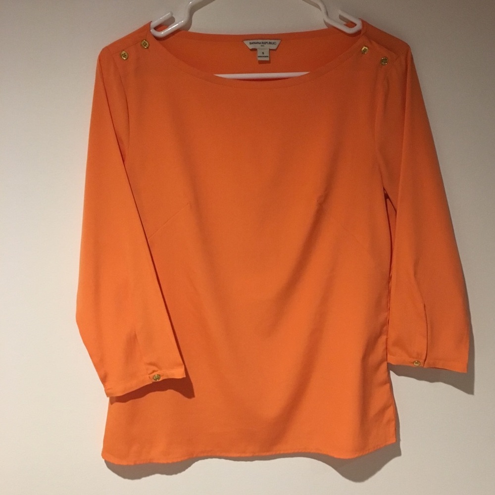 Banana Republic Orange Blouse